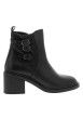 Thumbnail Bottines Palma vernies noires à talon décroché moyen pourvues d'un zip latéral