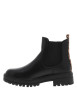 Thumbnail Bottines Pavina noires à talon décroché bas pourvues de soufflets élastiqués - Image 3