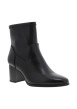 Thumbnail Boots noir avec un talon décroché moyen munies d'un zip latéral - Image 2