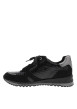 Thumbnail Baskets running noir vernies à talon plat dotées de lacets et d'un zip latéral - Image 3