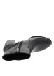 Thumbnail Boots en cuir noires avec un talon décroché moyen et une fermeture à zip - Image 5