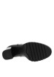 Thumbnail Boots noires avec un talon décroché haut et deux soufflets élastiqués - Image 6