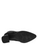 Thumbnail Boots en cuir noir à talon décroché haut munies d'un zip latéral - Image 6