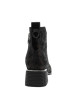 Thumbnail Boots en cuir bronze à talon moyen bout brillant et fermeture zippée latérale - Image 4