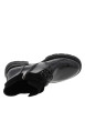 Thumbnail Boots en cuir noir vernies à talon décroché bas munies d'un zip - Image 5