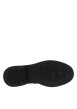 Thumbnail Bottines en cuir noir à talon décroché bas dotées de lacets élastiqués - Image 6