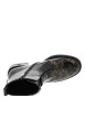 Thumbnail Boots en cuir noir vernies à talon décroché bas et à zip latéral - Image 5