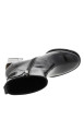 Thumbnail Boots en cuir noir vernies à talon décroché haut et motifs dorés - Image 5