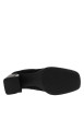 Thumbnail Boots en cuir noir à talon décroché haut dotées d'un zip latéral - Image 6