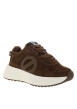 Thumbnail Baskets Carter Jogger en cuir marron à talon compensé bas pourvues de lacets - Image 2