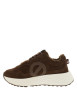 Thumbnail Baskets Carter Jogger en cuir marron à talon compensé bas pourvues de lacets - Image 3