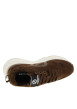 Thumbnail Baskets Carter Jogger en cuir marron à talon compensé bas pourvues de lacets - Image 5