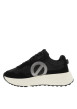 Thumbnail BasketsCarter Jogger en cuir noires à talon compensé bas pourvues de lacets - Image 3