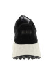 Thumbnail BasketsCarter Jogger en cuir noires à talon compensé bas pourvues de lacets - Image 4