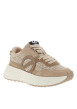 Thumbnail Baskets Carter Jogger en cuir beiges à talon compensé bas pourvues de lacets - Image 2