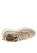 Thumbnail Baskets Carter Jogger en cuir beiges à talon compensé bas pourvues de lacets - Image 5