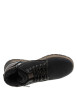 Thumbnail Bottines noir à talon plat dotées de lacets et d'un zip latéral - Image 5