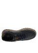 Thumbnail Sneakers bleu marine à talon plat pourvues de lacets et d'un zip latéral - Image 5