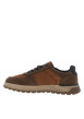 Thumbnail Sneakers cognac à talon plat avec des lacets et un zip latéral - Image 3