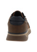 Thumbnail Sneakers cognac à talon plat avec des lacets et un zip latéral - Image 4