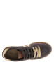 Thumbnail Tennis en cuir marron à talon plat munies de lacets bicolores - Image 5