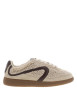 Thumbnail Tennis Simona Nairobi/Serraje en cuir camel à talon plat et lacets