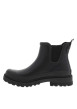 Thumbnail Bottines Lua Smooth noires à talon décroché bas pourvues de goussets élastiqués - Image 3