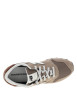 Thumbnail Baskets running 373 en cuir beiges avec un talon plat et des lacets - Image 5