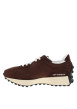 Thumbnail Baskets running 327 en cuir marron à talon plat pourvues de lacets - Image 3