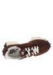 Thumbnail Baskets running 327 en cuir marron à talon plat pourvues de lacets - Image 5