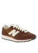 Thumbnail Tennis 471 en cuir bordeaux et miel avec un talon plat et des lacets - Image 2