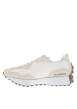 Thumbnail Baskets running 327 en cuir écrues avec un talon plat et des lacets - Image 3
