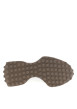 Thumbnail Baskets running 327 en cuir écrues avec un talon plat et des lacets - Image 6
