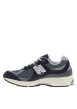 Thumbnail Baskets running 2002 en cuir bleu marine dotées d'un talon plat - Image 3