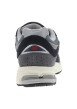 Thumbnail Baskets running 2002 en cuir bleu marine dotées d'un talon plat - Image 4