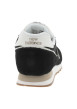 Thumbnail Baskets running 373 en cuir noires avec un talon plat et des lacets - Image 4