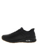 Thumbnail Sneakers noir à talon plat avec un amorti à bulle d'air sur la semelle - Image 3