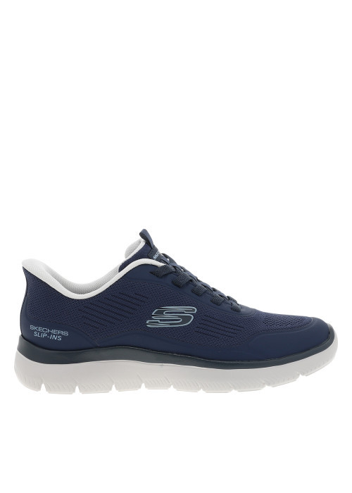 Baskets de running Slip-Ins en tissu mesh bleu marine dotées de slip-on