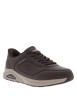 Thumbnail Sneakers chocolat à talon plat dotées d'aérations et de lacets plats - Image 2