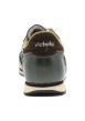 Thumbnail Baskets running kaki brillantes à double paires de lacets avec le bout renforcé - Image 4