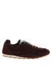 Thumbnail Tennis en cuir bordeaux à fine semelle pourvues de lacets bicolores