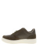 Thumbnail Tennis en cuir kaki suédé avec le logo ""V"" pailleté et le col en sherpa - Image 3