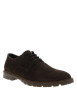 Thumbnail Derbies en cuir chocolat avec un talon décroché bas et des lacets ronds - Image 2