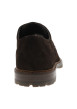 Thumbnail Derbies en cuir chocolat avec un talon décroché bas et des lacets ronds - Image 4