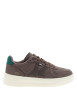 Thumbnail Tennis marron à talon plats pourvues d'aérations et de lacets
