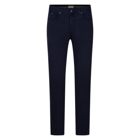 Pantalon 5 poches en coton mélangé bleu denim...