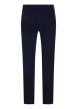 Thumbnail Pantalon 5 poches en coton mélangé bleu denim uni muni d'une coupe droite - Image 2