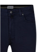 Thumbnail Pantalon 5 poches en coton mélangé bleu denim uni muni d'une coupe droite - Image 3