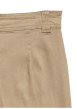 Thumbnail Jean en coton beige coupe bootcut pourvu de poches plaquées à l'avant - Image 2