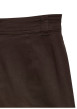 Thumbnail Jean en coton marron coupe bootcut pourvu de poches plaquées à l'avant - Image 2